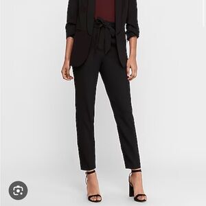 Express ankle Paperbag waist dress pants